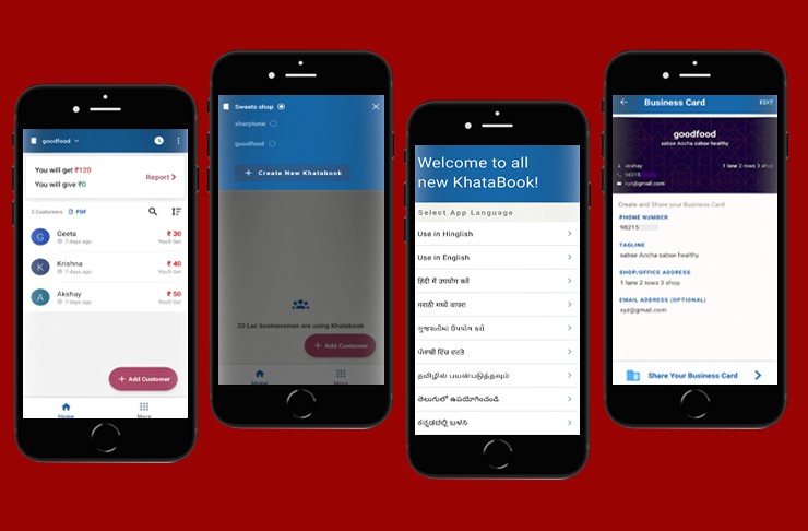 cost to develop a mobile application like Khatabook