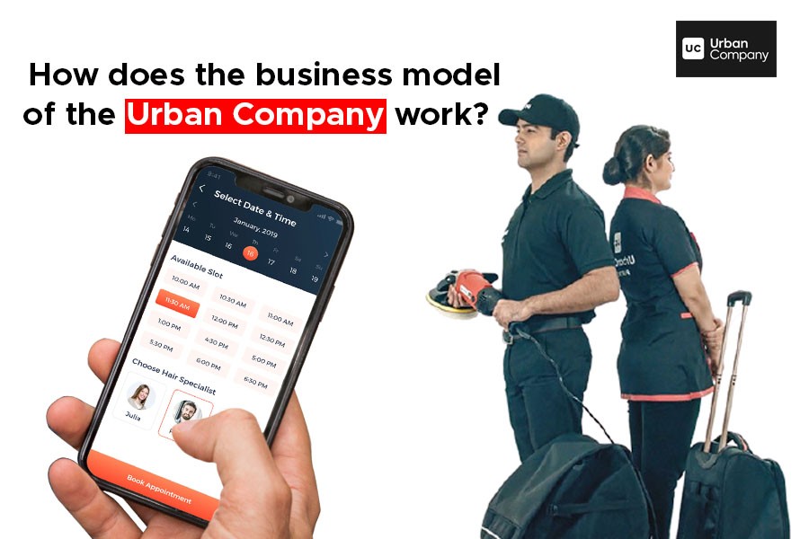 How does the business model of the Urban company work?