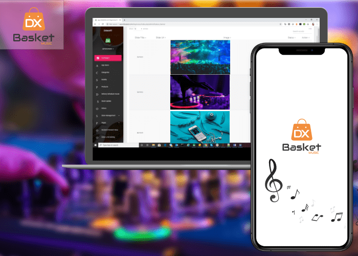dxbasket for music